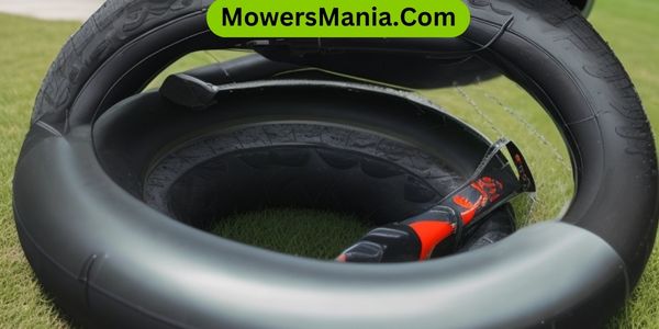Remove the Lawn Mower Tire