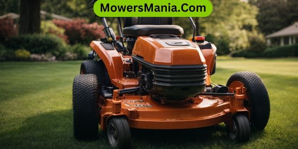 What is the benefit of side discharge lawn mower