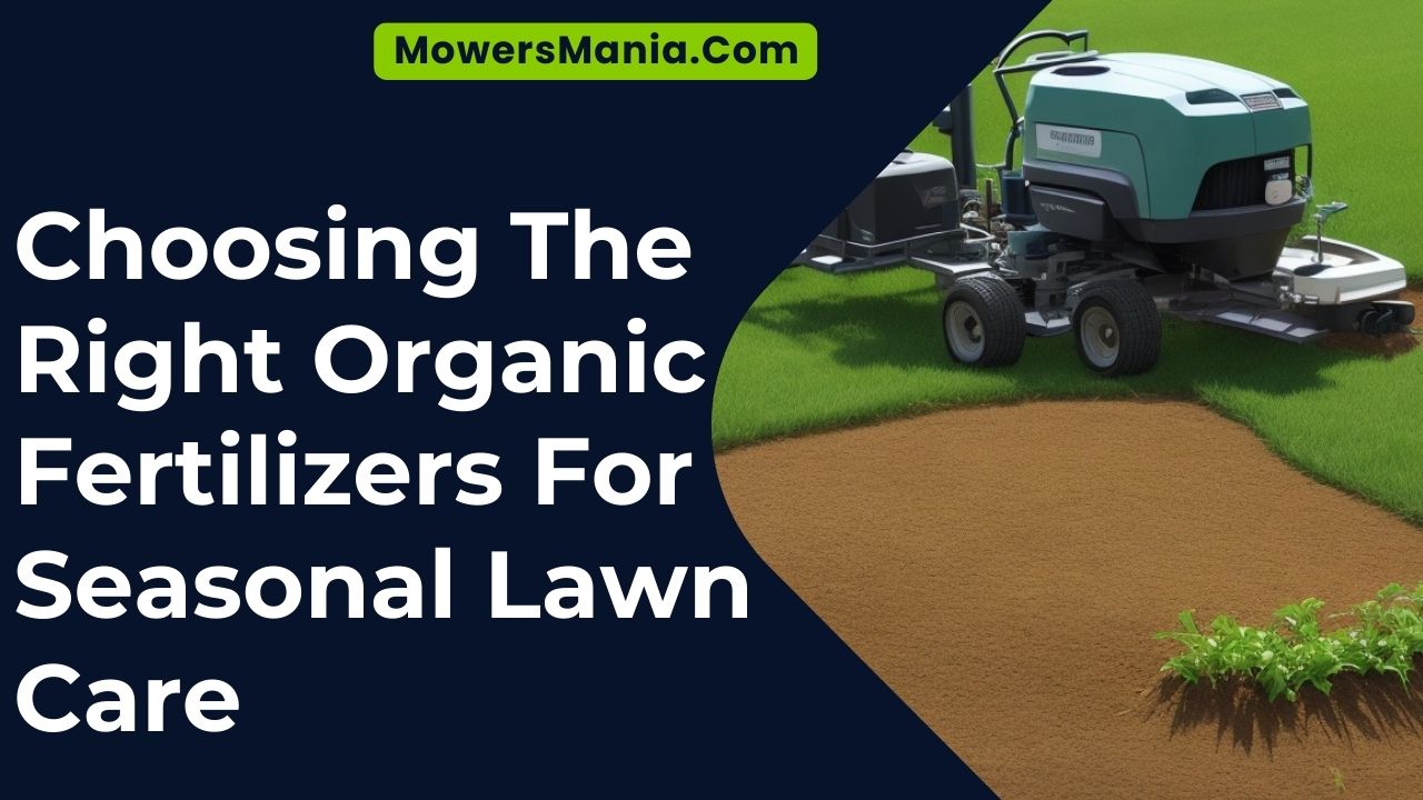 Choosing The Right Organic Fertilizers For Seasonal Lawn Care