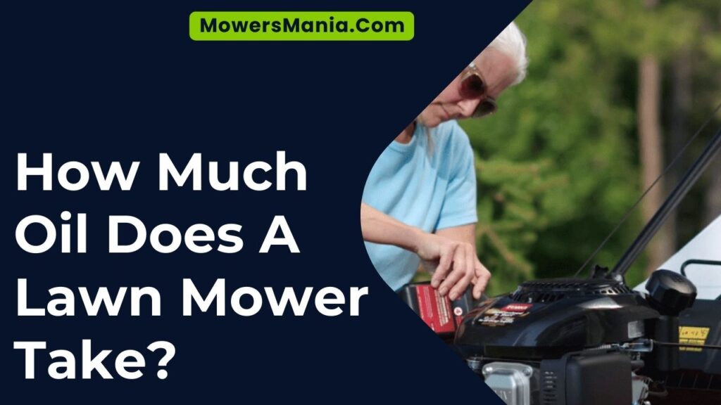 How Much Oil Does A Lawn Mower Take?