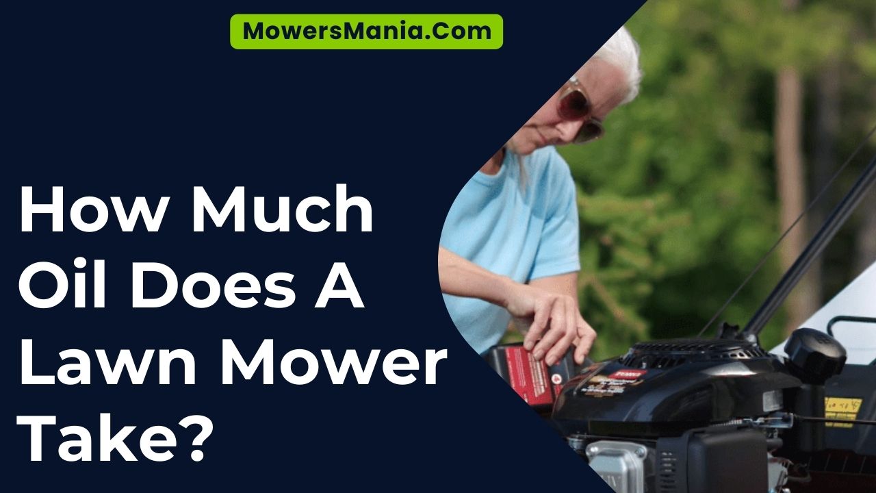 How Much Oil Does A Lawn Mower Take