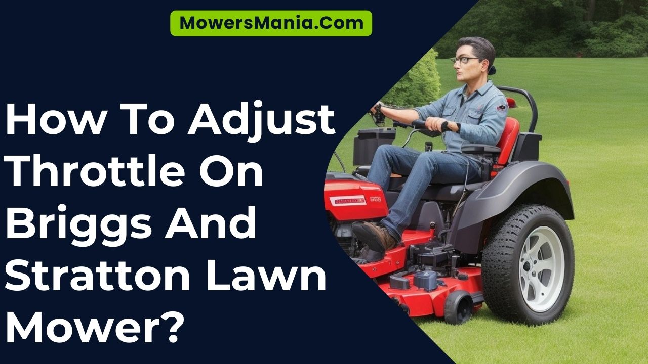 Adjust Throttle On Briggs And Stratton Lawn Mower