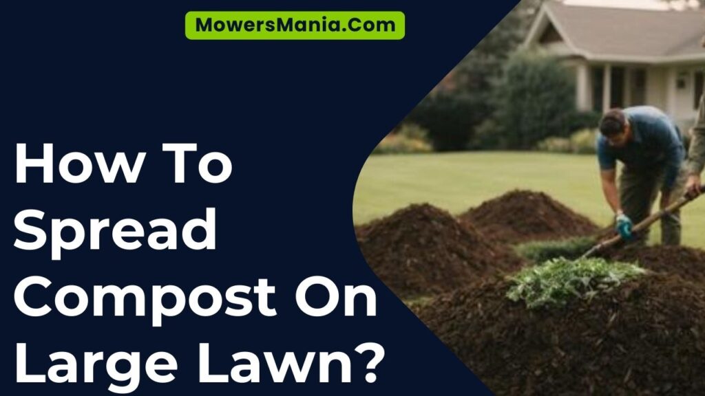 How To Spread Compost On Large Lawn?