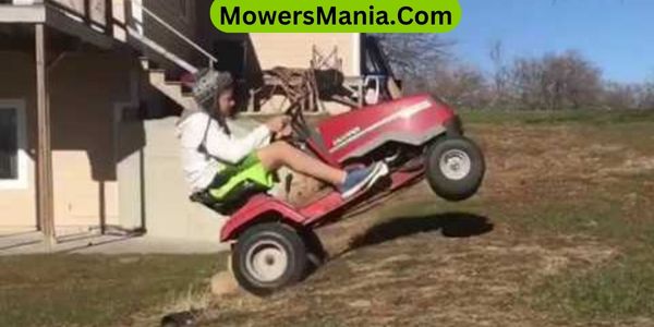 How do I make a lawn mower go faster