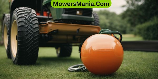 How to put a ball hitch on lawn mowers