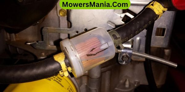 Identifying the Fuel Filter on Riding Mowers