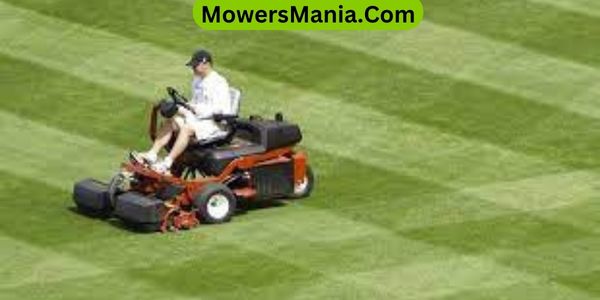 Stripe A Lawn With A Riding Mower