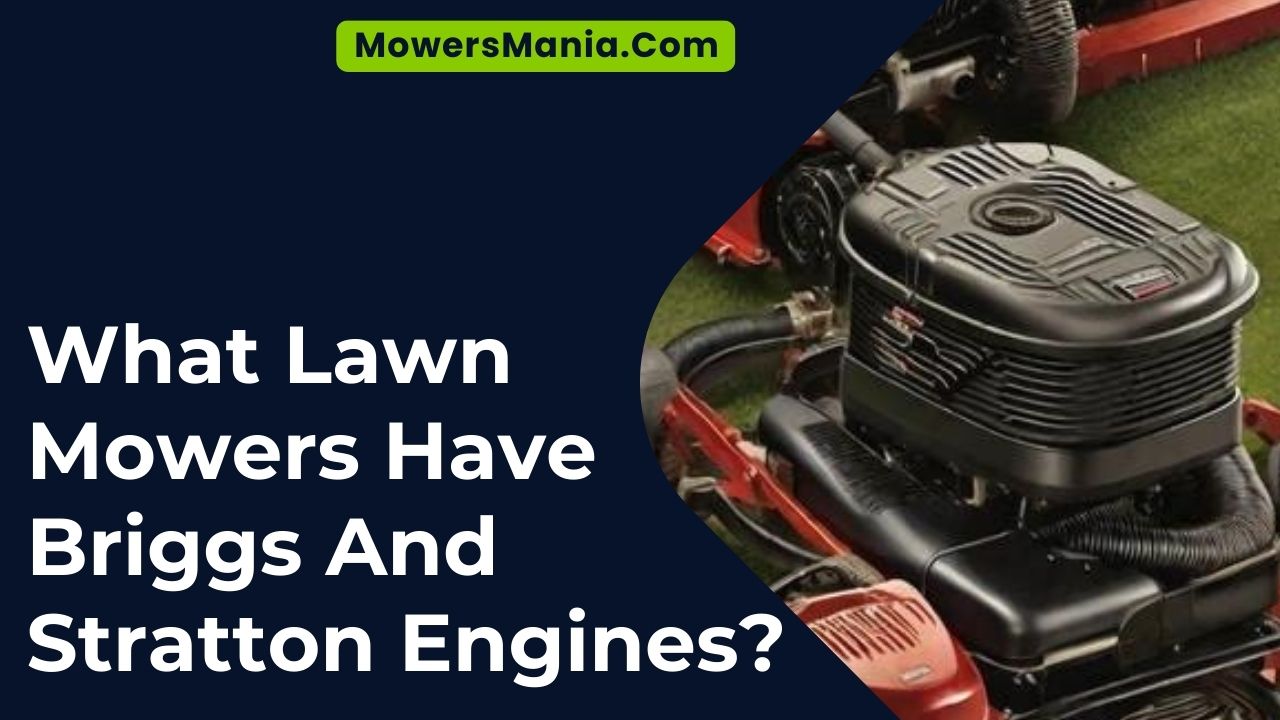What Lawn Mowers Have Briggs And Stratton Engines