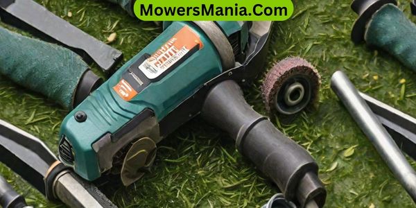 What is the correct angle to sharpen lawn mower blades