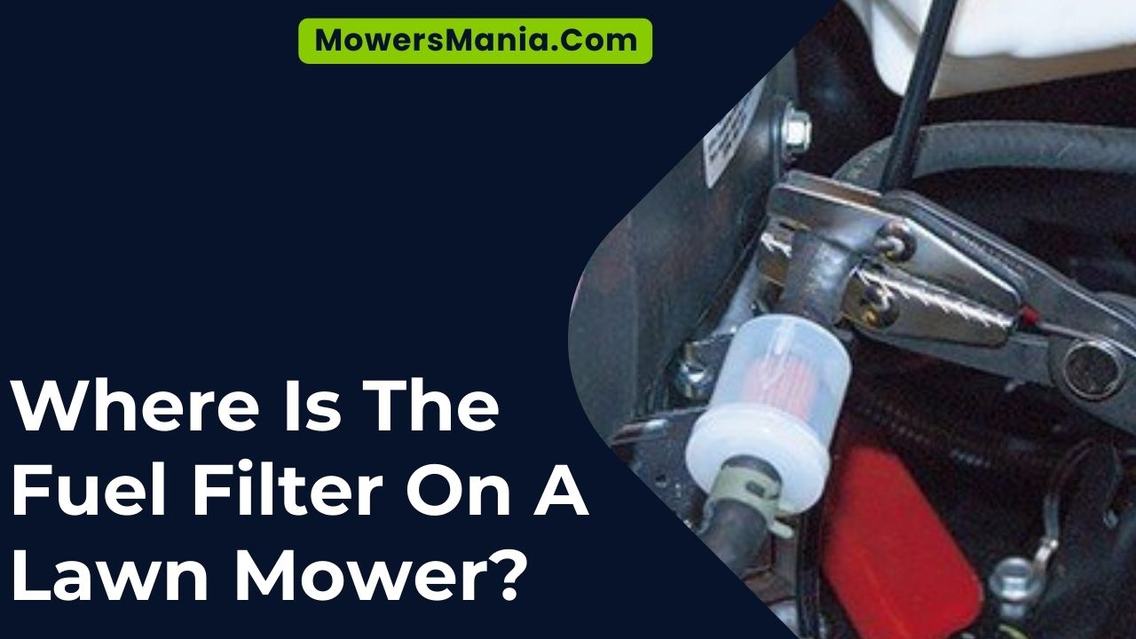 Where Is The Fuel Filter On A Lawn Mower