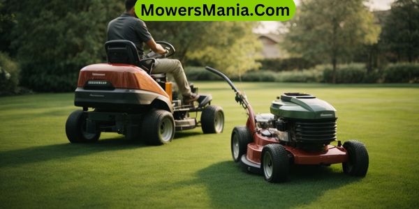 difference between a lawn mower and a grass cutter