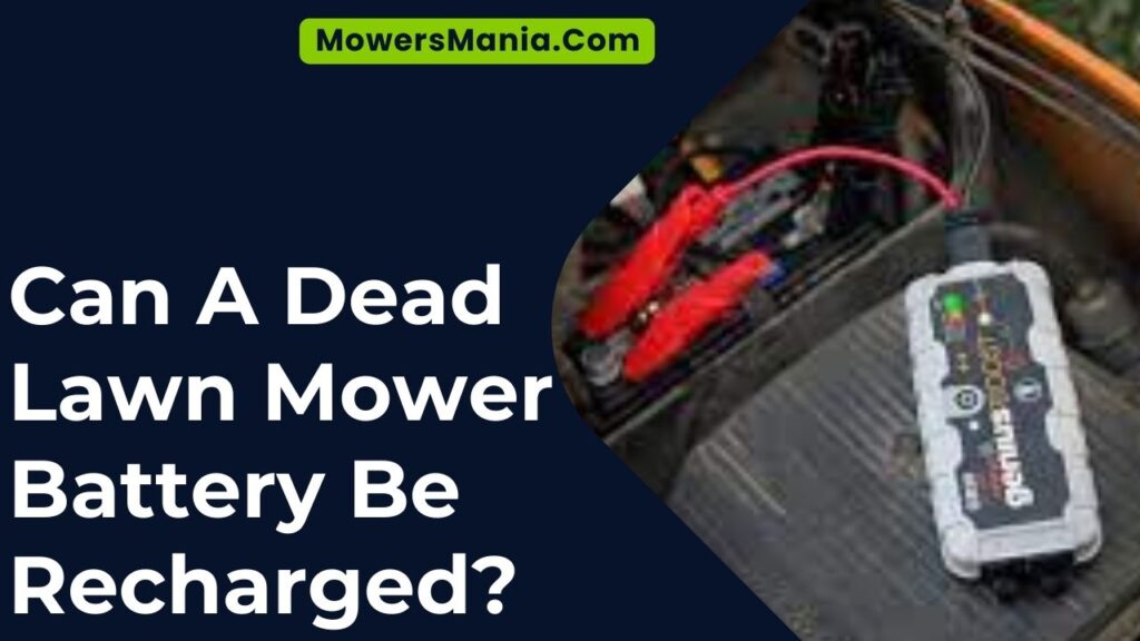 Can A Dead Lawn Mower Battery Be Recharged?