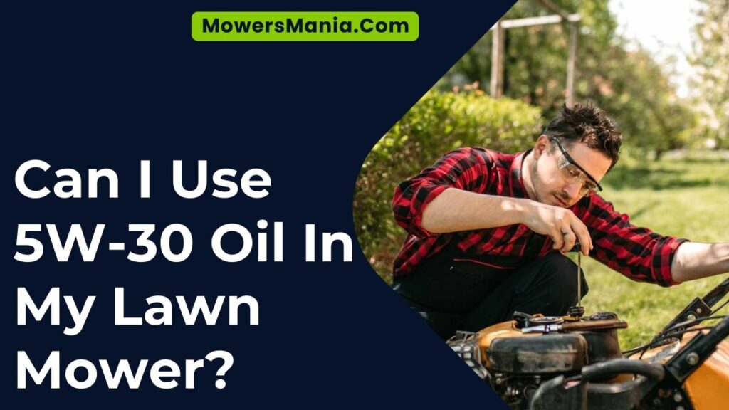Can I Use 5W30 Oil In My Lawn Mower?