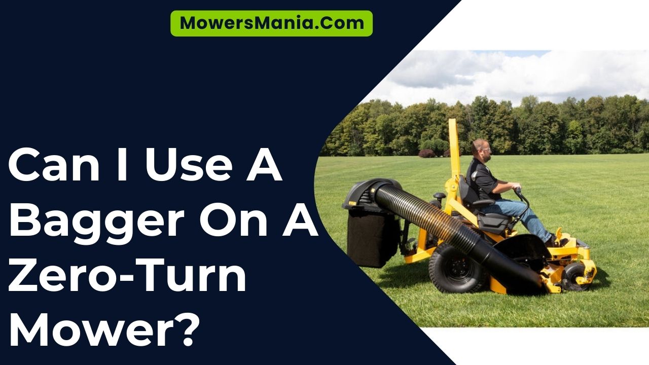 Can I Use A Bagger On A Zero-Turn Mower