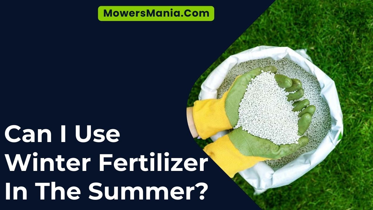 Can I Use Winter Fertilizer In The Summer