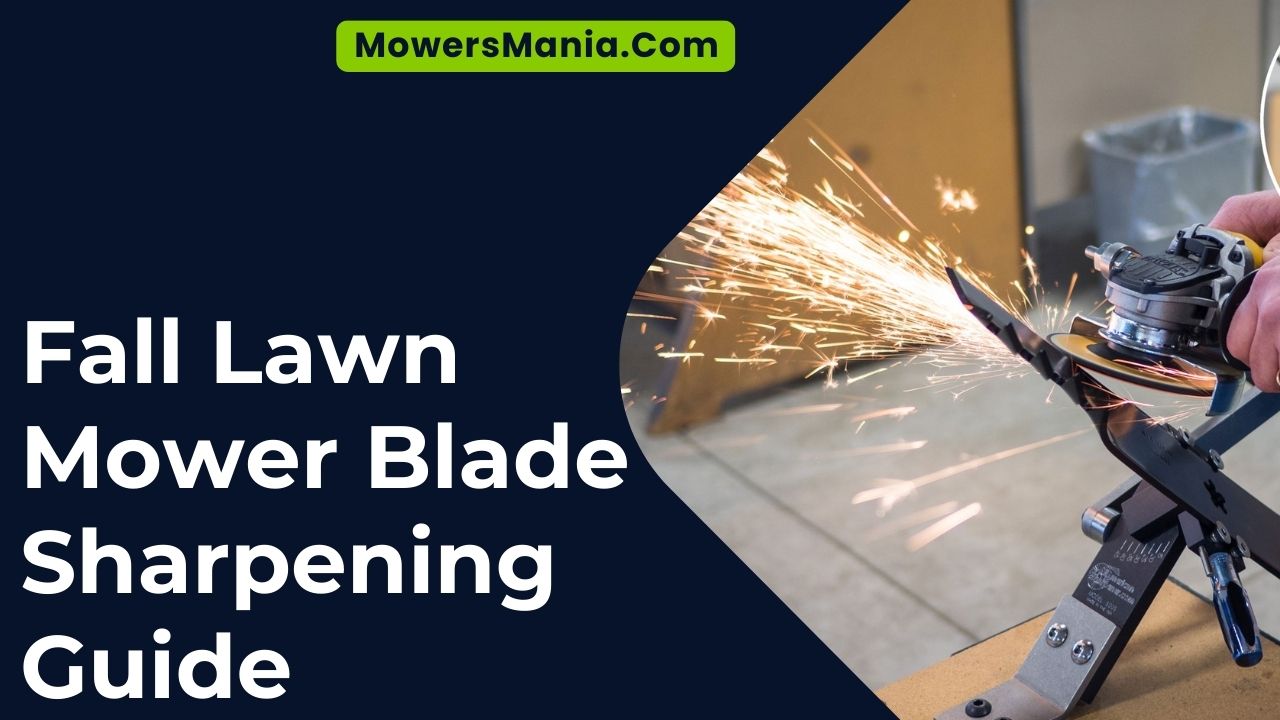 Fall Lawn Mower Blade Sharpening Guide