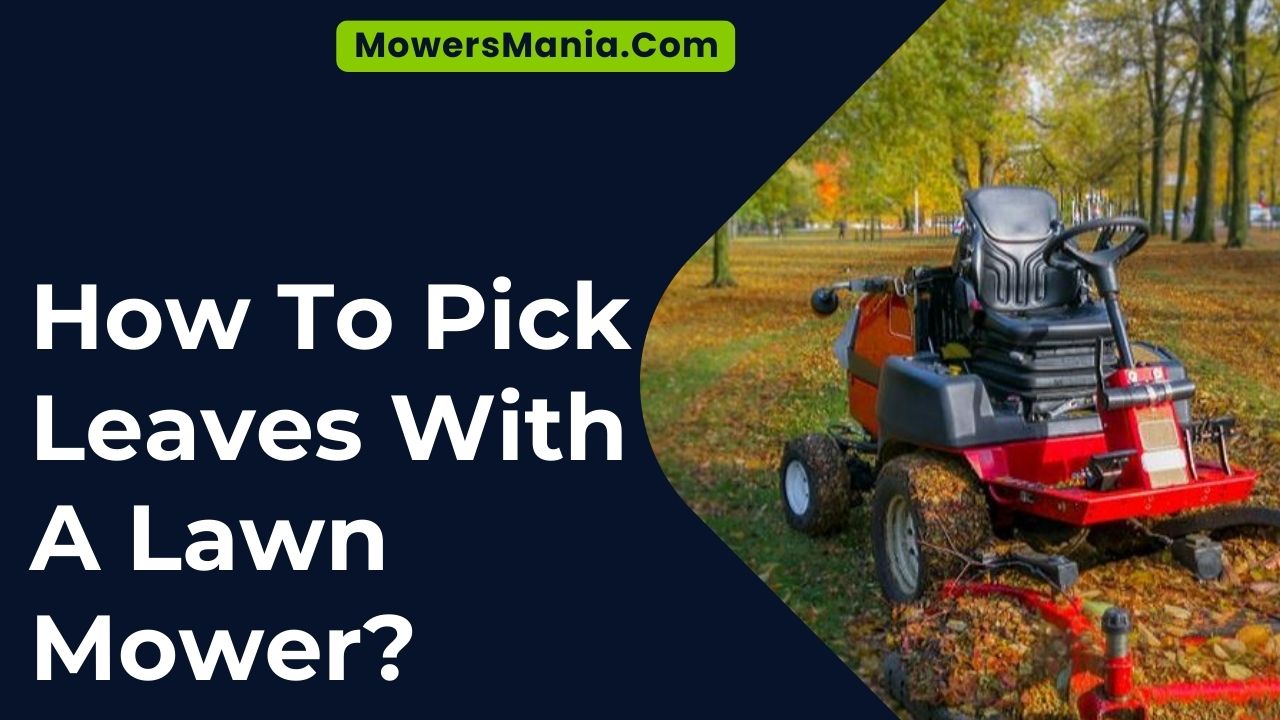 How To Pick Leaves With A Lawn Mower