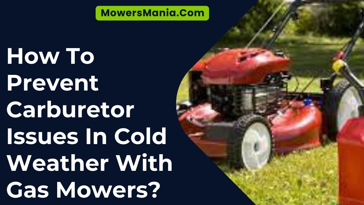 Prevent Carburetor Issues In Cold Weather With Gas Mowers