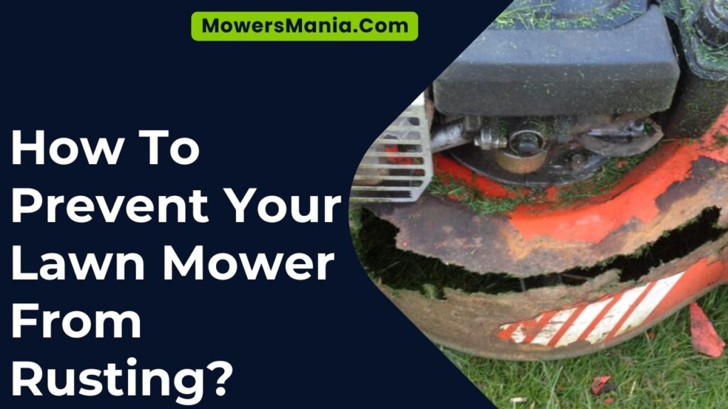 How To Prevent Your Lawn Mower From Rusting?
