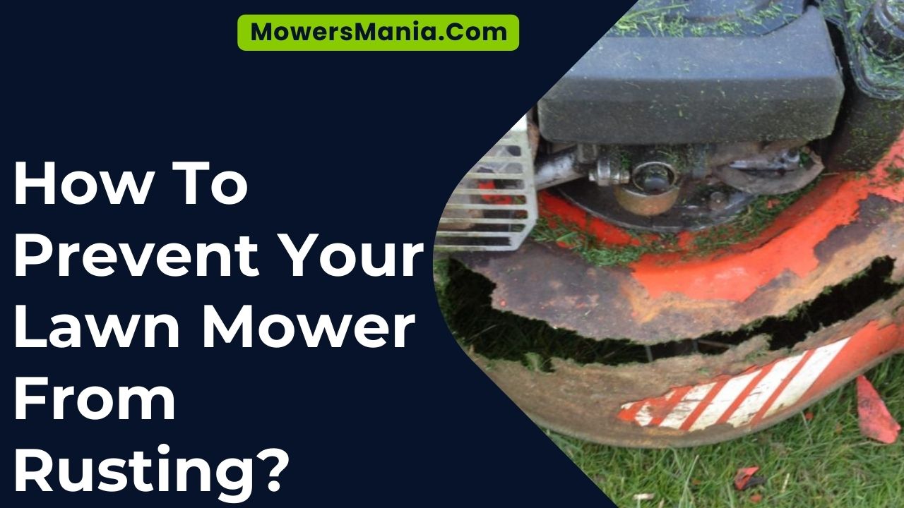 How To Prevent Your Lawn Mower From Rusting