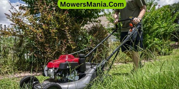 How do you adjust the drive on a Honda self-propelled lawn mower