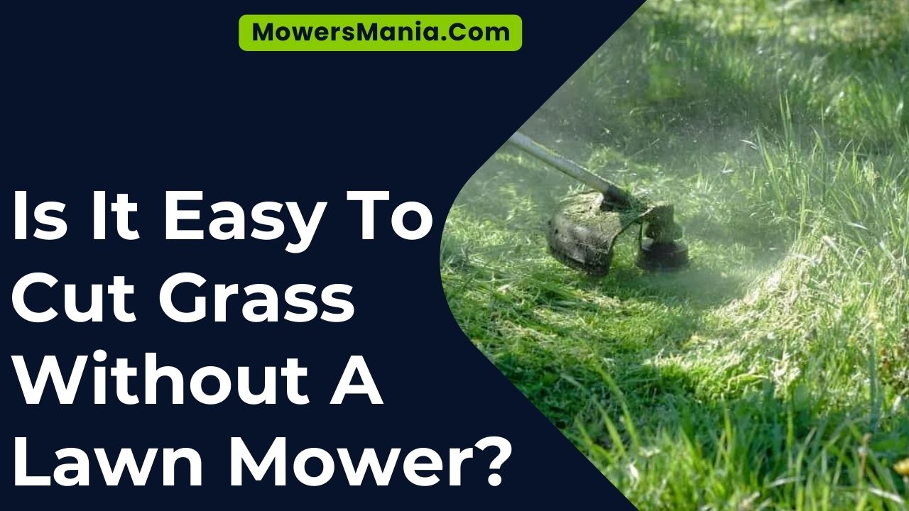 Is It Easy To Cut Grass Without A Lawn Mower
