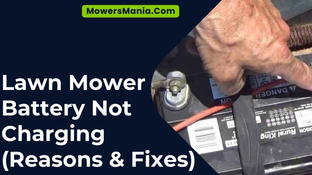 Lawn Mower Battery Not Charging (Reasons & Fixes)