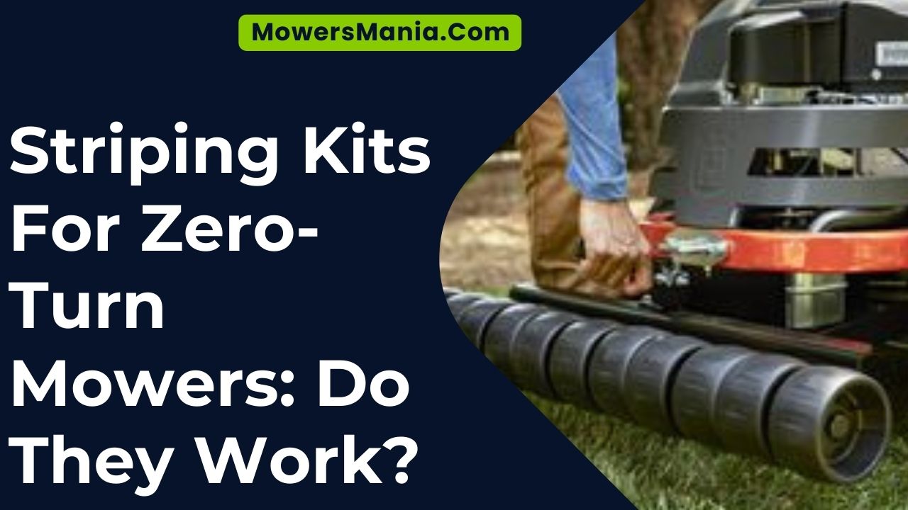 Striping Kits For Zero Turn Mowers