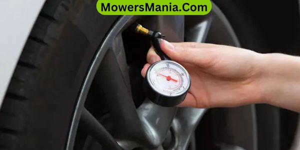how to adjust the tire pressure on your lawn mower