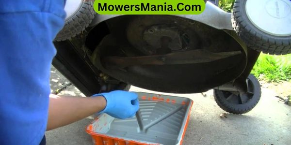how to change oil in craftsman push mower