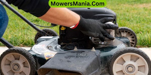 Excess oil in your lawn mower