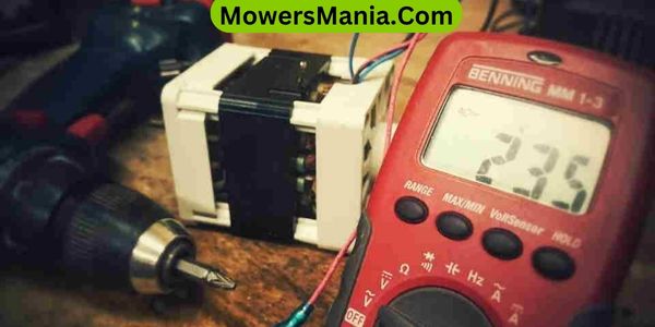 How do I test my lawn mower battery