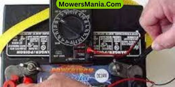 check and test your lawn mower battery