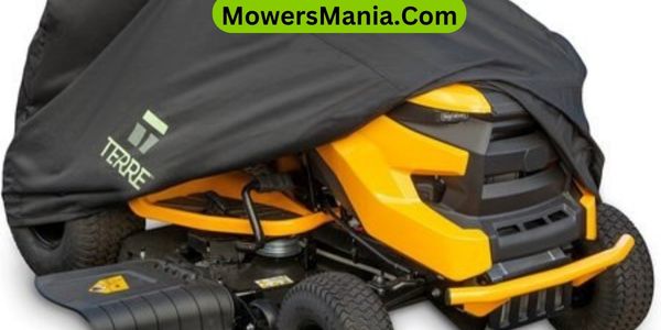 mower cover with easy maintenance