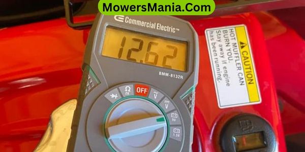 voltage test on your lawn mower battery