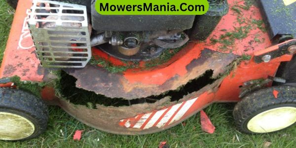 Can a mower deck be welded