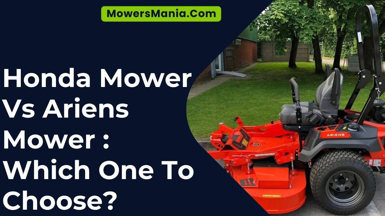 Honda Mower Vs Ariens Mower