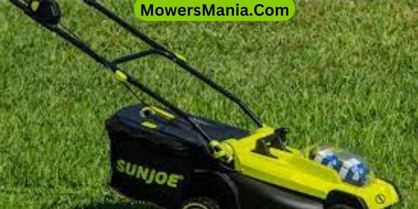 Sun Joe cordless lawn mower's adjustable cutting heights