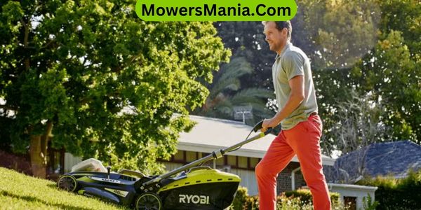 available with RYOBI cordless lawn mowers