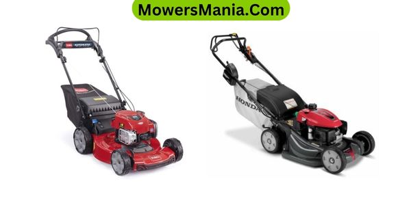 choice between a Honda mower and a Toro mower