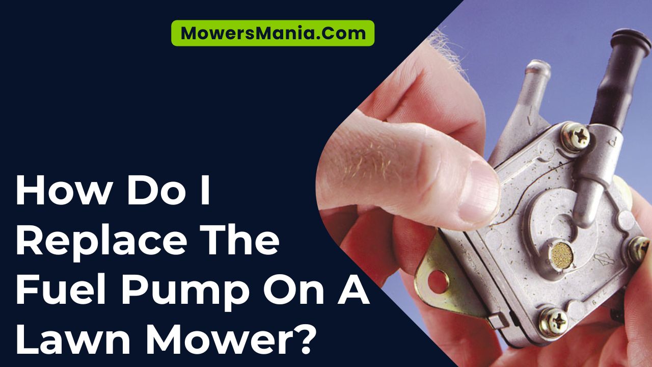 Replace The Fuel Pump On A Lawn Mower