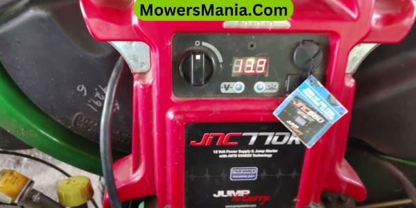 Why won't my lawn mower battery charge